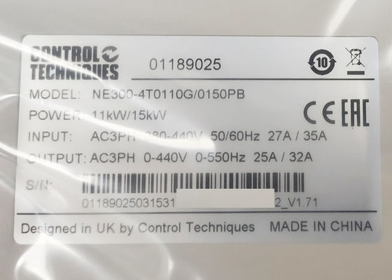 Azionamento variabile 230-440VAC 50-60HZ di CA di velocità di NE300-4T0110G/0150PB