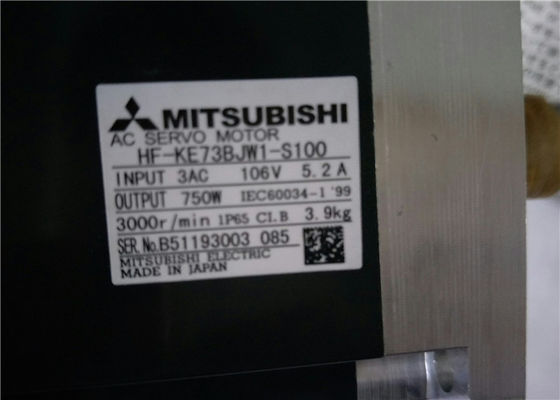 Mitsubishi 750W MR-E Super AC Servo motor HF-KE73BJW1-S100 NUOVO in magazzino