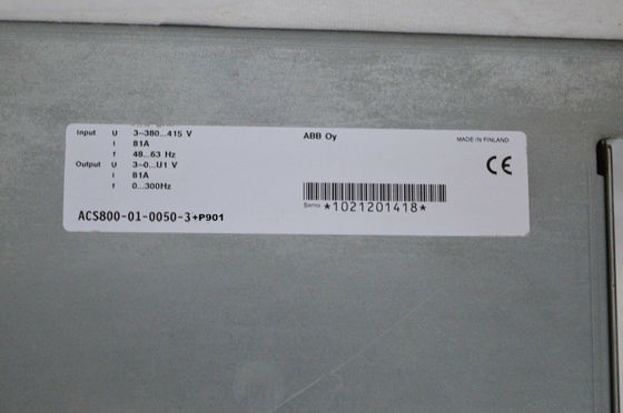 ABB ACS800-01-0025-3 22kW 44A Convertitore di frequenza 26 kg + 24 V alimentazione continua