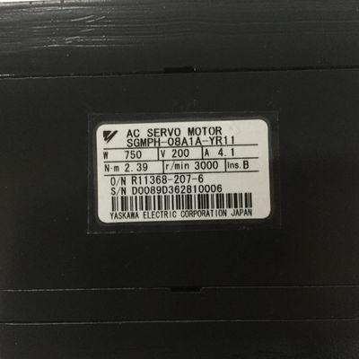 Yaskawa AC Industrial Servo Motor SGMPH-08A1A-YR11 750W 200V NUOVO