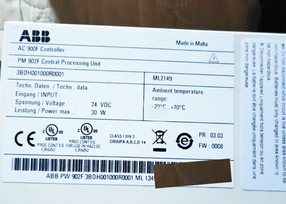 3BDH001000R0001 Modulo CPU PM 902F ABB AC900F Modulo delle unità centrali