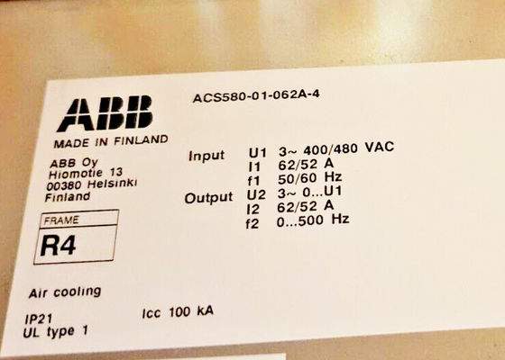 ACS580-01-062A-4 Abb Converter di frequenza 3AUA0000080498 Azionamento a parete