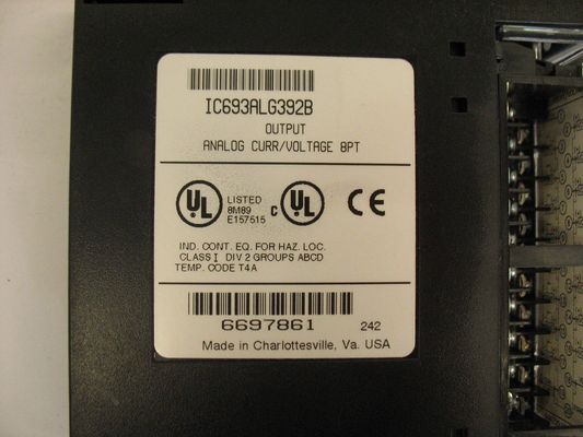 IC693ALG392 GE Fanuc Otto canali di uscita a singola estremità che forniscono un modulo da 0 a +10 volt
