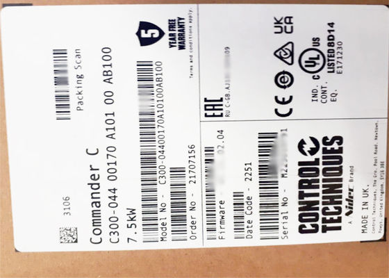 C300-04400170A TECNICHE DI CONTROLLO 7.5KW 17A Invertitore di frequenza