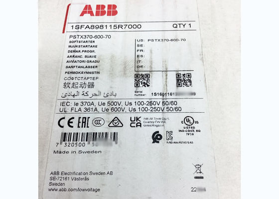 PSTX370-600-70 1SFA898115R7000 Avviatore graduale PSTX 370A 208-600VAC
