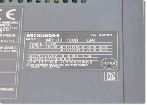 Azionamento industriale MR-J3-100B di CA di servo serie dell'amplificatore MR-J3 di MITSUBISHI servo NUOVO