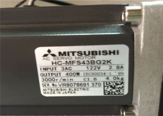 Mitsubishi HC-MFS43BG2 400W 3AC Servo Motor HC-MFS43BG2K con trasmissione K9005