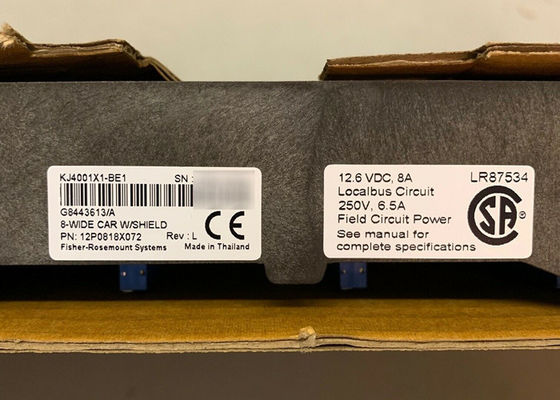 EMERSON DELTAV KJ4001X1-BE1 VE4050S2K1C0 12P0818X 8-Wide Carrier w/Shield NEW in magazzino