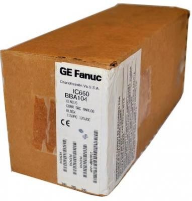 GE IC660BBR101 Voltaggio di 115 VAC Circuito di uscita Isolamento del gruppo è 1500VAC