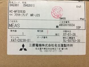 50W Mitsubishi AC Industrial Servo Motor HC-MFS053D / HC-KFS053D Servo Motor
