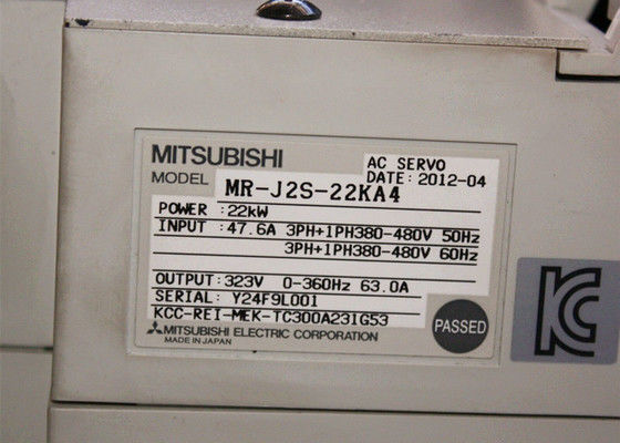 Mitsubishi Robotics Driver motore MR-J2S-22KA4 SERVO AMPLIFICATORE CA 22 kW 63 A MR-J2S-22KA