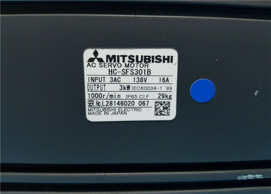 Mitsubishi 3.0KW INDUSTRIAL 3AC SERVO MOTOR HC-SFS301B 1000R/MIN NUOVO in magazzino