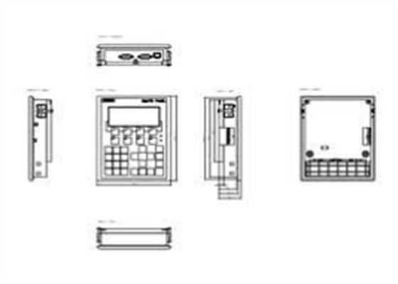 6V6641-0BA11-0AX1 PANNELLO OPERATORE SIEMENS OP 77A DISPLAY LC RETROILLUMINATO, DISPLAY DA 4,5
