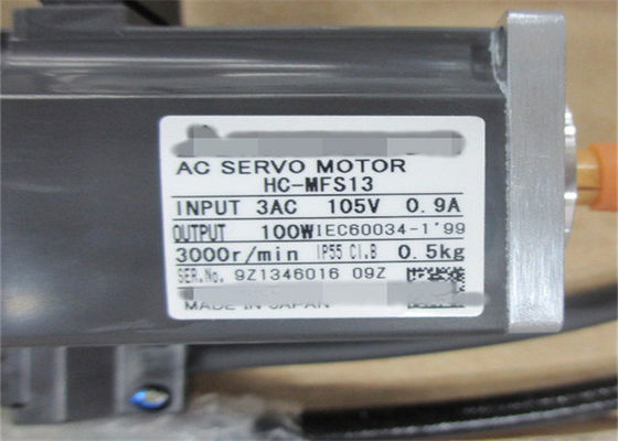 100W Mitsubishi AC Industrial Servo Motor HC-MFS13 / HC-KFS13 Giappone Motore