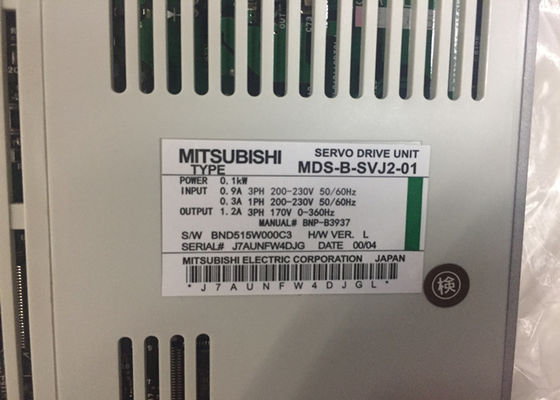 Motori elettrici Mitsubishi MDS-B-SVJ2-01 Motore servomotore ad alternatore industriale 0.1KW 0.9A