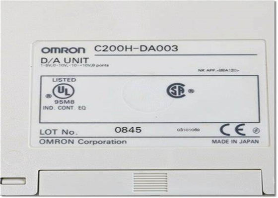 OMRON C200H-DA003 D/A MODULO di uscita analoga 1-5V, 0-10V, -10-+10V, 8 porte
