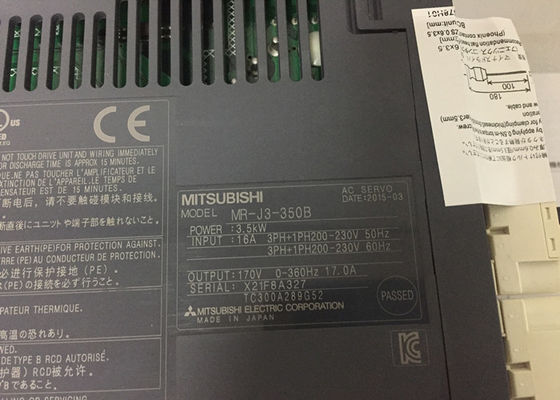 Amplificatore di CA di serie industriale dell'azionamento MR-J3-350B MR-J3 di Mitsubishi Electric 3.5KW servo NUOVO