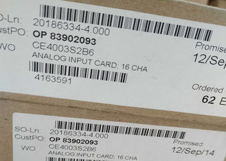 EMERSON DELTAV scheda analogica VE4003S2B6 CE4003S2B6 16CH alimentazione ridondante