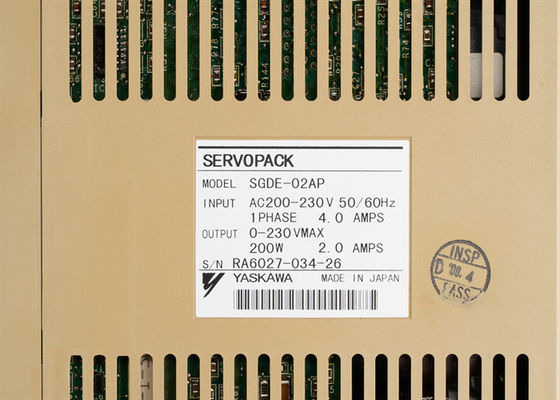 Yaskawa SGDE-02AP 230V AC Servo Amplificatore Nuovo Originale