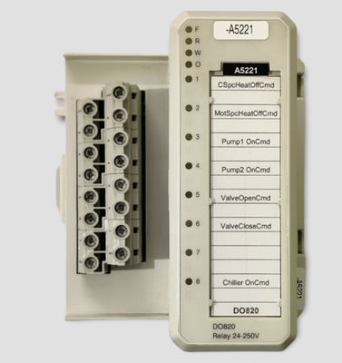 ABB DO820 3BSE008514R1 Relay di uscita digitale 8 ch Modulo I-O 0,3 kg