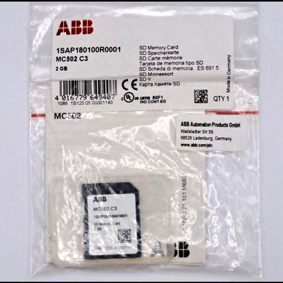 ABB MC502 1SAP180100R0001 AC500 schede di memoria SD PLC di automazione distribuita