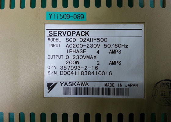 SGD-02AHY500 Yaskawa AC Servo Motor Drives Nuovo originale