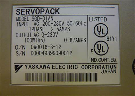 Brand Yaskawa SGD-01AN AC Servo Drives Nuovo Servopack Originale