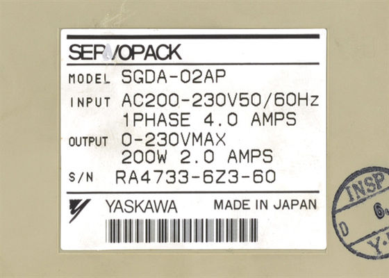 Yaskawa Sigma Serie SGDA-02AP Servo Drive Nuovo in scatola originale