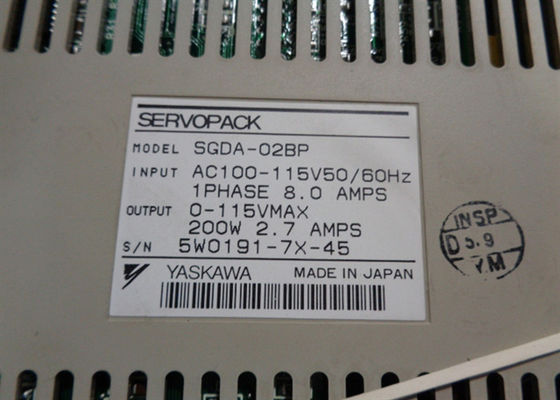 Yaskawa Sigma Serie SGDA-02BP 100V Servo Drive Nuovo in scatola