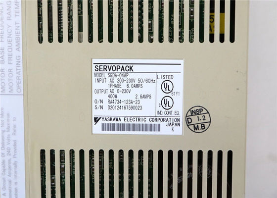 SGDA-04AP Yaskawa Servo Drives Nuovo in scatola originale 200V