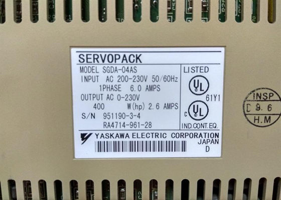 Amplificatore servo di Yaskawa SGDA-04AS Controllo di velocità Marca originale