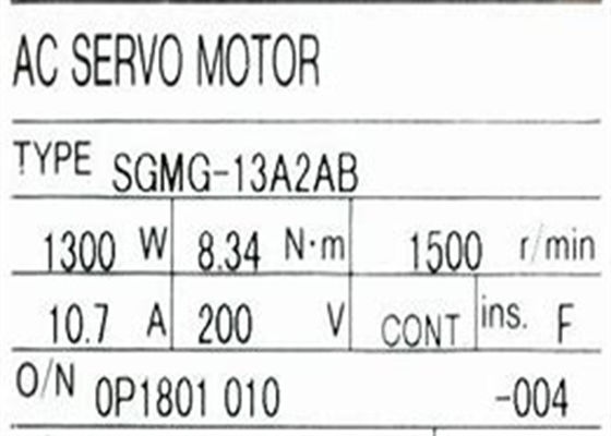 Servomotore Yaskawa Sigma Serie 2 SGMG-13A2AB Nuovo originale