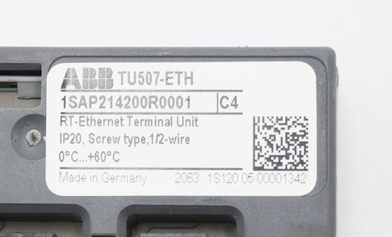 ABB TU507-ETH 1SAP214200R0001 Unità terminale di interfaccia per protocolli Ethernet terminali a vite