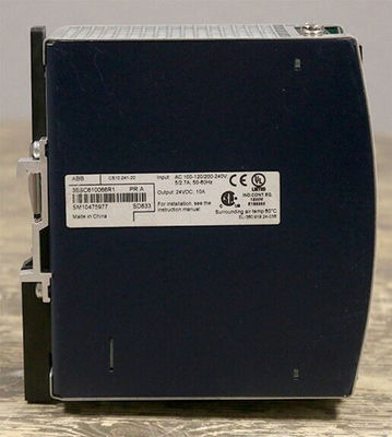 ABB SD833 3BSC610066R1 Fornitura di alimentazione Input AC100-120/200-240 V Selezione automatica Input Output DC 24 V 10A