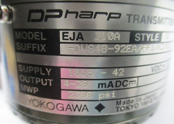 EJA110A-DUS4B-92EA/FF1/K2/D1 10.5-42VDC 2300PSI Trasmettitore di pressione NSNP