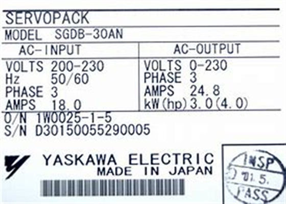 Yaskawa Nuovo Servo Drives per l'industria SGDB-30AN Original Box