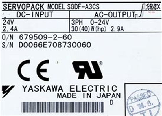 Yaskawa Industrial Servo Drives SGDF-A3CS Nuovo in scatola originale