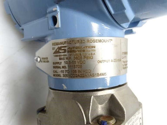 ROSEMOUNT 3051CD2A22A1AS1B4M5 Trasmettitore di pressione 10,5-55 VDC