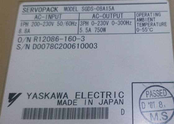 SGDS-08A15A Yaskawa Servo Drives Nuovo in scatola originale 0.75kw