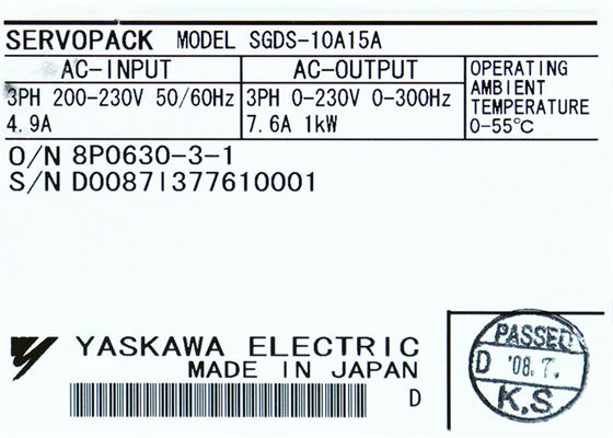 Yaskawa SGDS Serie SGDS-10A15A Nuovo Servo Drive Originale