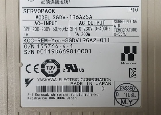 Yaskawa SGDV-1R6A25A 200v AC Servo Drives Nuova scatola originale