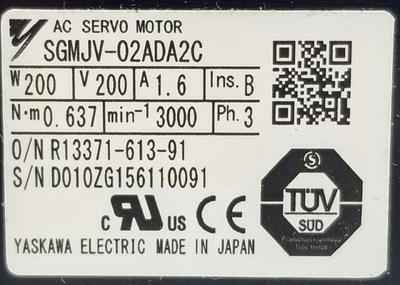Yaskawa SGMJV-02ADA2C Nuovo Servo Motor Original