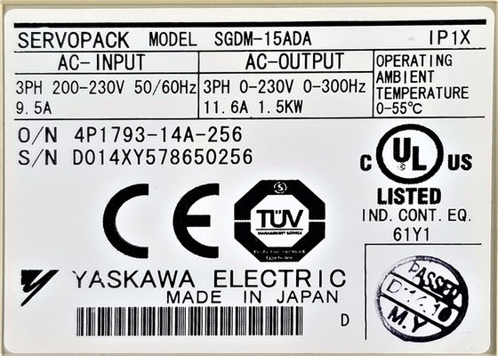 Yaskawa SGDM-15ADA 200V AC Servo Drives Nuovo in scatola originale