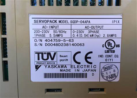 Yaskawa SGDP-04APA AC Servo Drives Nuovo prodotto originale
