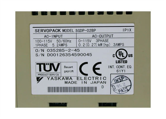 Yaskawa SGDP-02BP Servopack Servo Drives Nuovo e originale