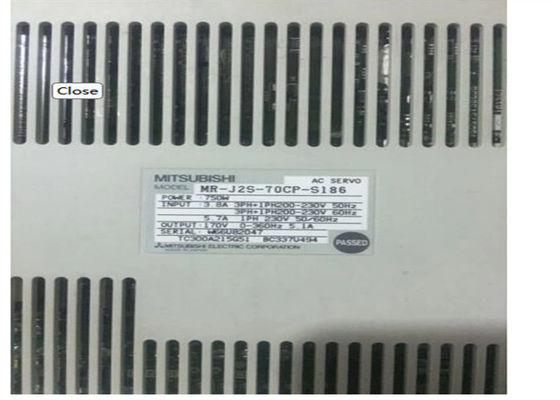MR-J2S-40CP-S186 Servo drivers industriali per la stabilità di frequenza 200-230 VAC
