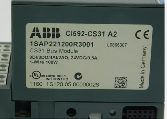 PLC-AC500 Modicon Quantum PLC con denominazione di tipo ABB CI592-CS31 62 mm profondità netta