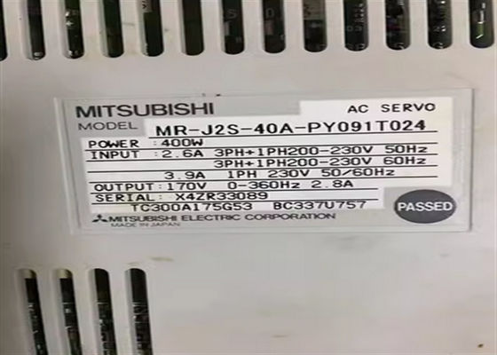 Servomotore a corrente continua ad alta coppia MR-J2S-40A-PY091 giapponese per macchine industriali