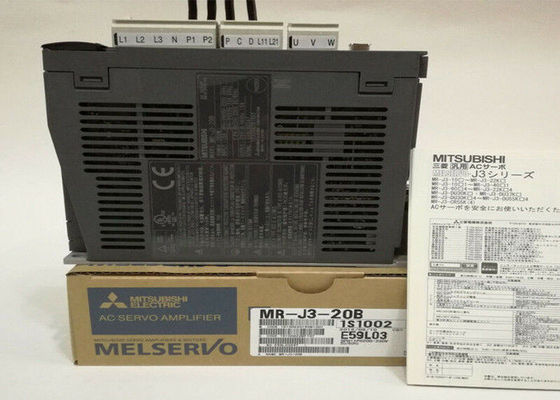 Mitsubishi Melservo MR-J3-20B Industrial AC Servo Drive 200W Uscita 170V 1.5A Ingresso 200-230V