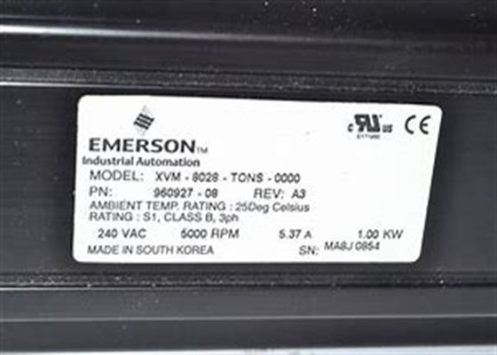 Emerson XVM-8028-TONS-0000 Servomotore da 1 kW Nuovo originale